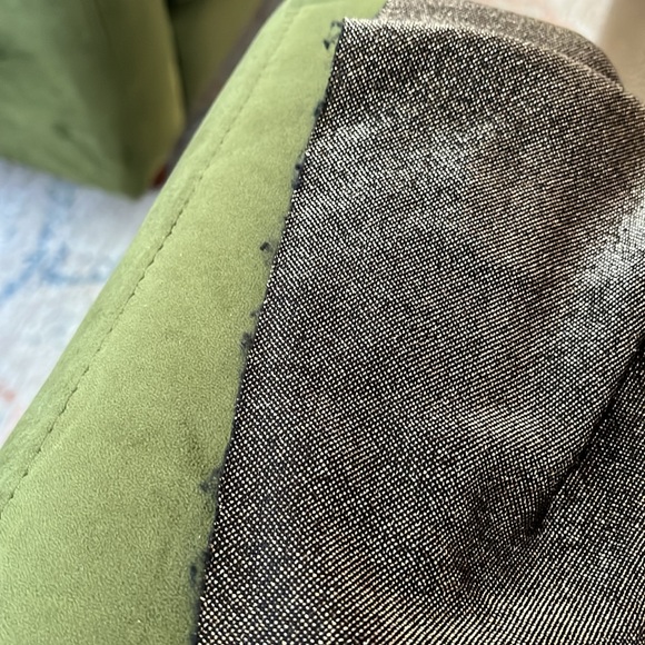 All Saints Sami metallic twist front skirt - Picture 5 of 6